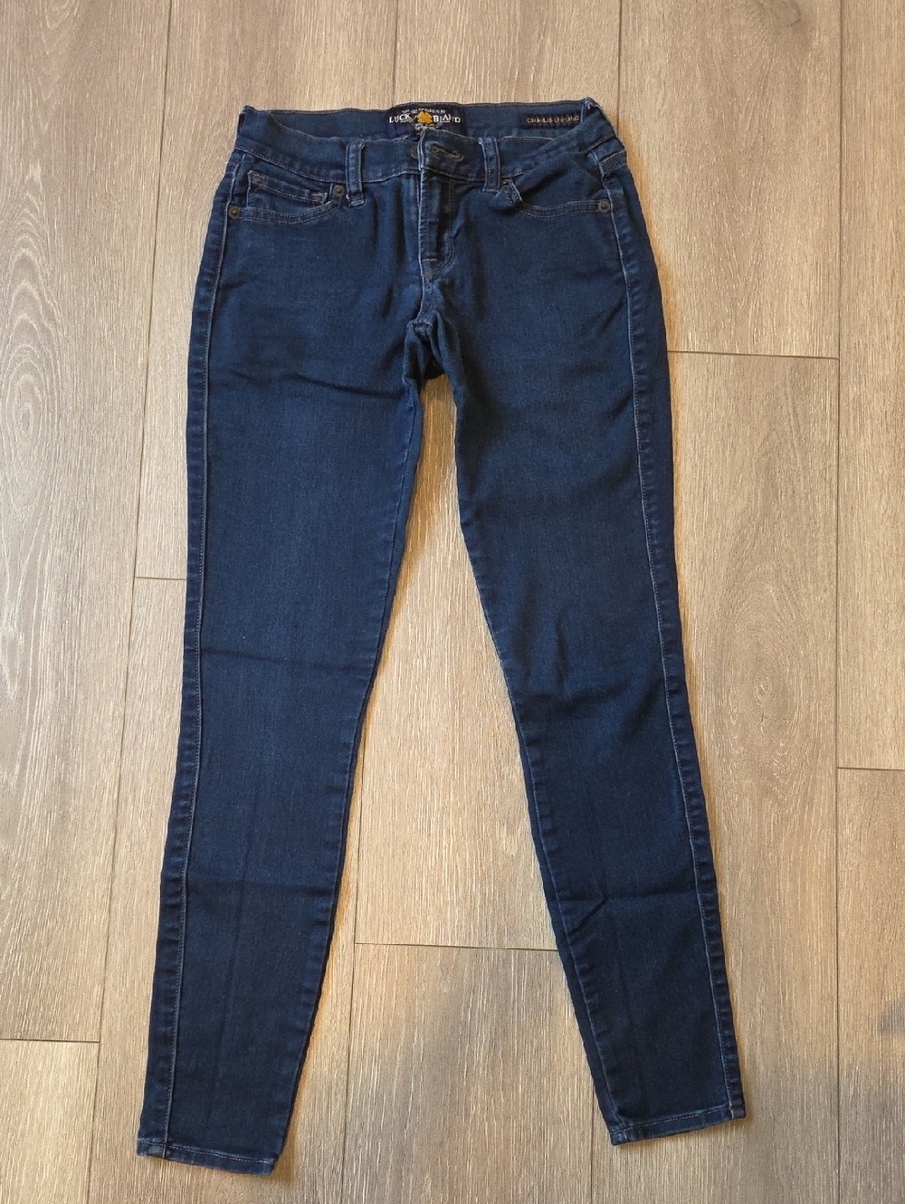 Lucky Brand Dark Indigo Skinny Jeans - 00/24